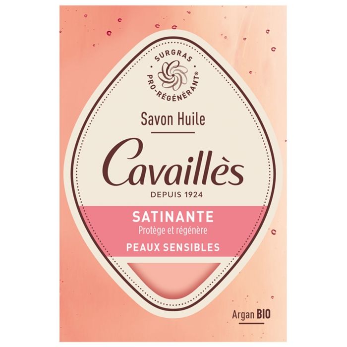 Cavaillès Savon Huile Satinante Surgras Peaux Sensible 100 g