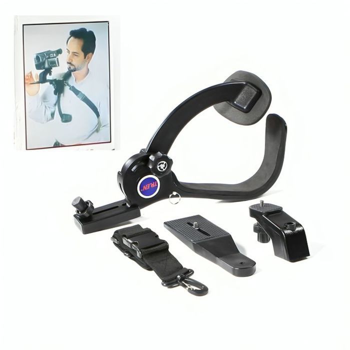 Support vidéo mains libres avec support d'épaule et ceinture pour reflex numérique DV