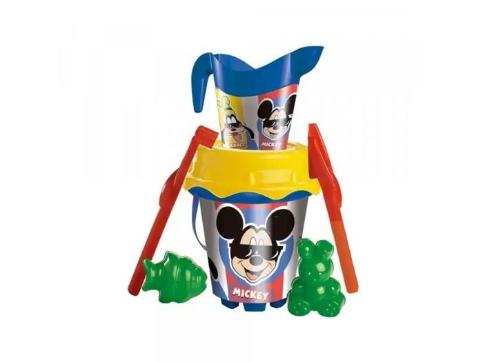 Seau de plage - Mickey - 312061 - Avec pelles - Pour enfants à partir de 3 ans - Mixte