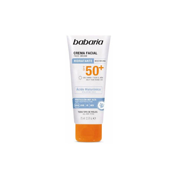 BABARIA CREME SOLAIRE HYDRATANTE 50SPF