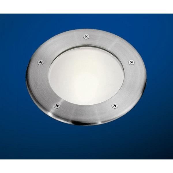 Spot d'extérieur encastrable rond Métal Ø17cm acier inoxydable EGLO - RIGA