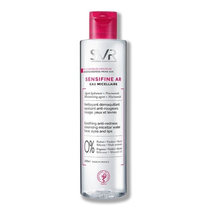 Eau Micellaire - SVR - Sensifine AR - 200ml - Hypoallergénique - Peaux sensibles