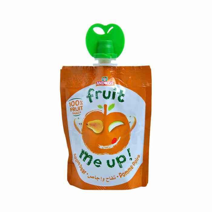 Compote fruit me up pomme poire 90g - ANDROS