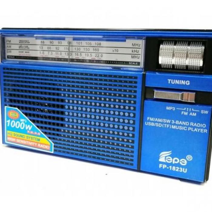 Radio portable - Epe - Multi BAND - Bluetooth - USB/TF Card - Haut-parleurs intégrés