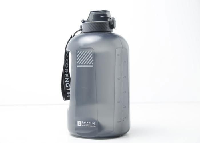 Bouteille galon - CORENTH - 2.2L - Plastique - Gris - Mixte