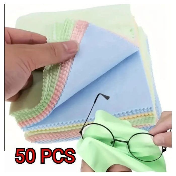 Chiffons de nettoyage en microfibre - Avancés - 50 pcs - Doux - Épais - Réutilisables