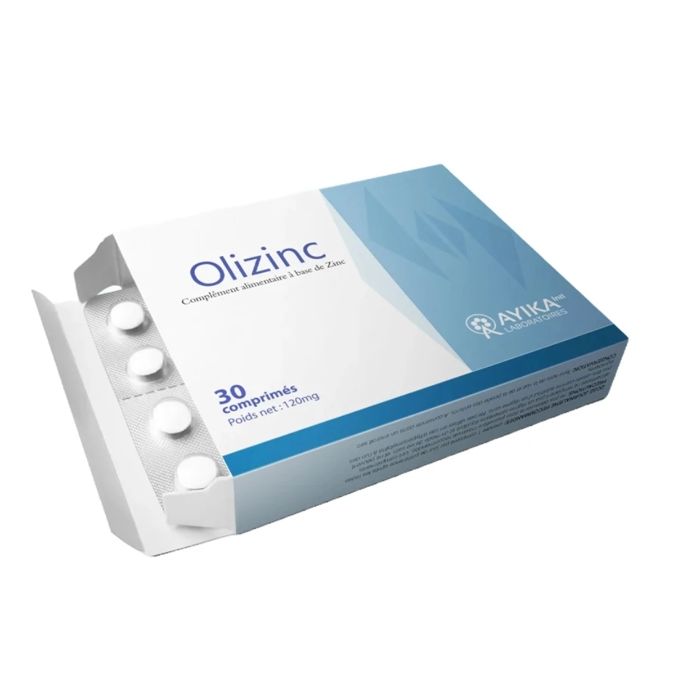Complément alimentaire - Olizinc - 30 Comprimés - Zinc - Renforce le système immunitaire - Santé de la peau