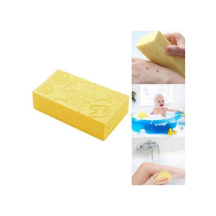 Éponge de bain pour elimination de la peau morte, Éponge de Douche.