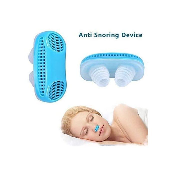 Dispositif anti-ronflement 2 en 1, Aide respiratoire et purificateur d'air pour un sommeil paisible