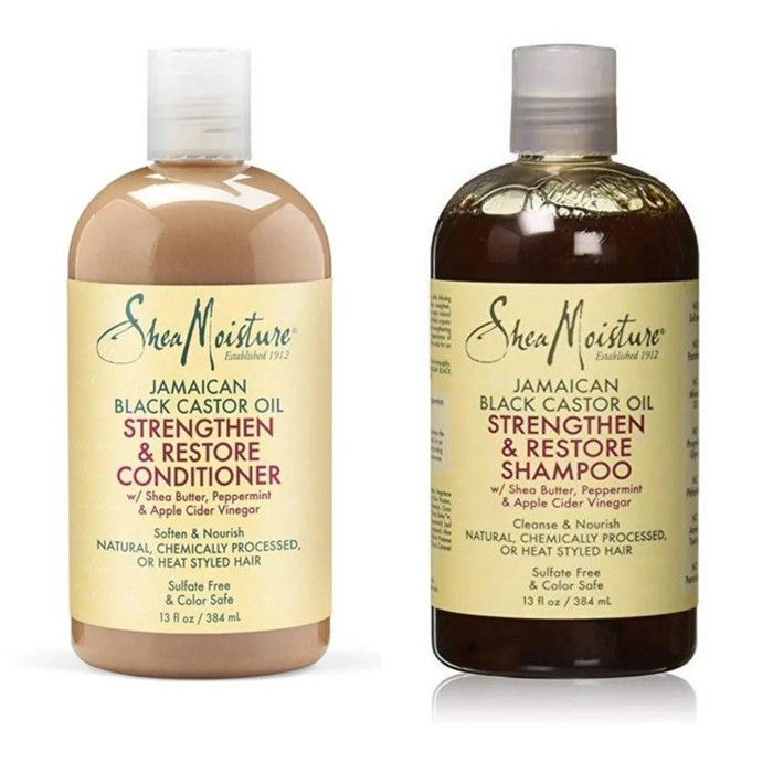 Shampoing & Conditionner, Huile de Ricin Jamaïcaine, Fortifiant et Réparateur