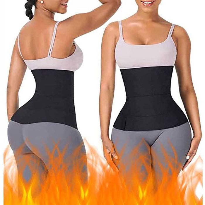 Ceinture amincissante - Non spécifié - Modèle non spécifié - Noir - Confort - Ajustement optimal