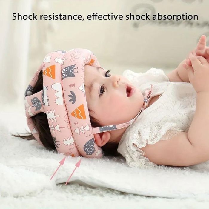 Casque de protection pour bébé, Sécurité optimale pour la tête des nourrissons avec cordon de maintien