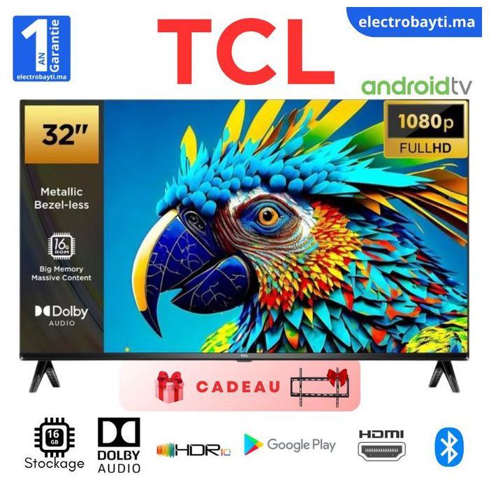 Téléviseur LED - TCL - 32S5400 - 32 pouces - FHD 1080P - Google Assistant - Dolby Audio