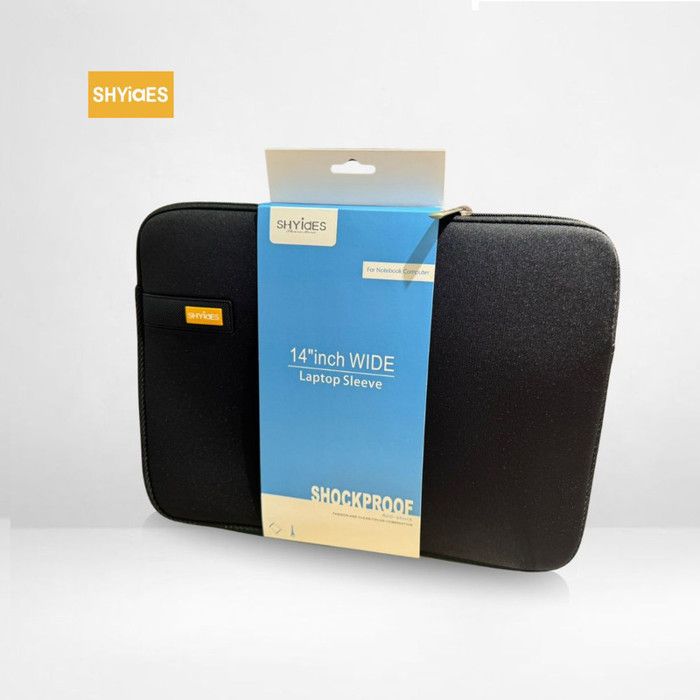 Housse de Protection Laptop 14" – Ultra Fine & Élégante – Noir