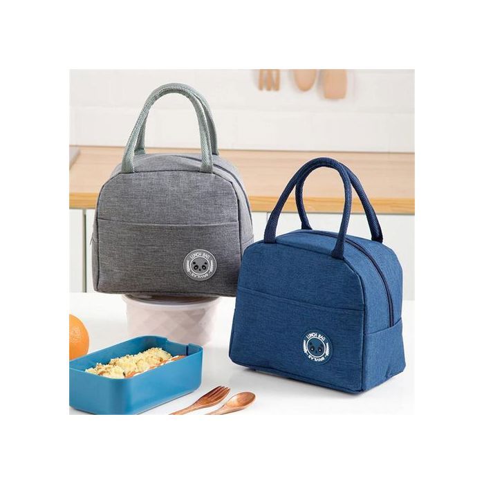 2pcs Sac à lunch isotherme portable pour femmes et enfants, fourre-tout isotherme, boîte à bento thermique, poudres alimentaires