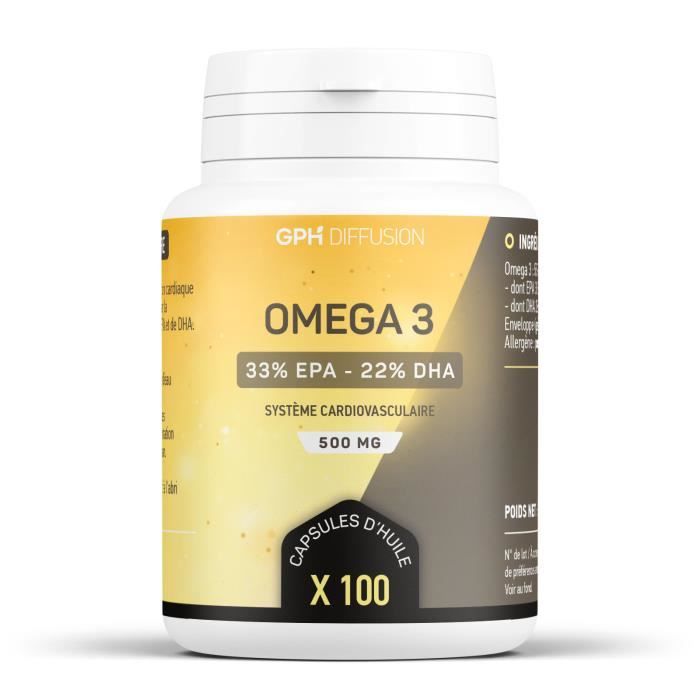 Oméga-3 - 100 capsules marines