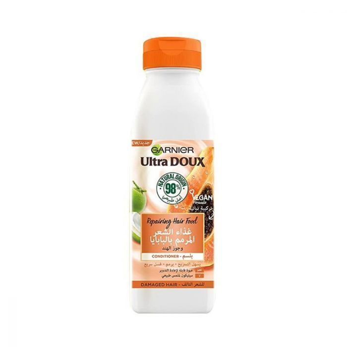 Garnier Ultra Doux - Hair Food Après-Shampooing Réparateur pour Cheveux Abîmés 350 ml