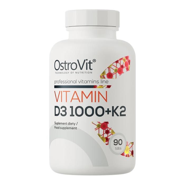 Vitamine D3 1000 UI + K2 - 90 Tabs