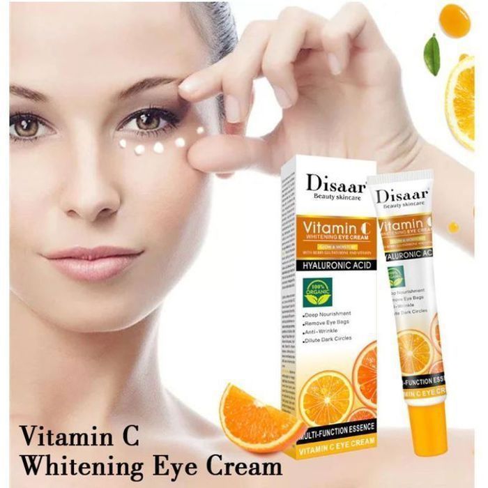 Disaar crème pour les yeux, blanchissant et supprimer les cernes à la base de la vitamine c