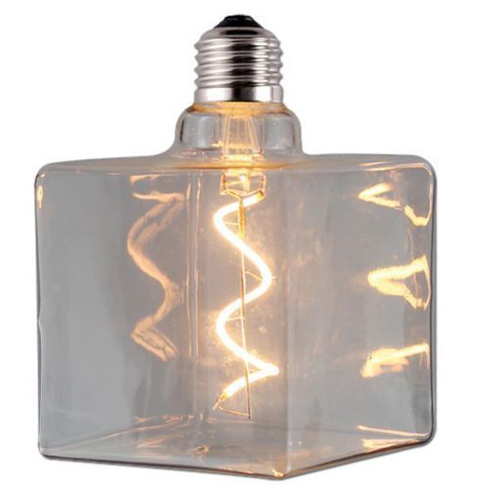 Ferri Lampe Filament Vintage Carré Led (4W E27)