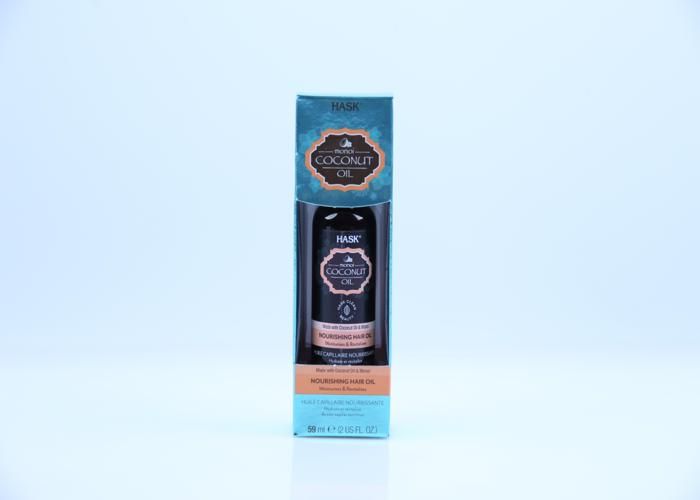 Huile Capillaire - HASK - Coconut Oil - 2oz (59ml) - Brillance - Nourrissante - Tous types de cheveux