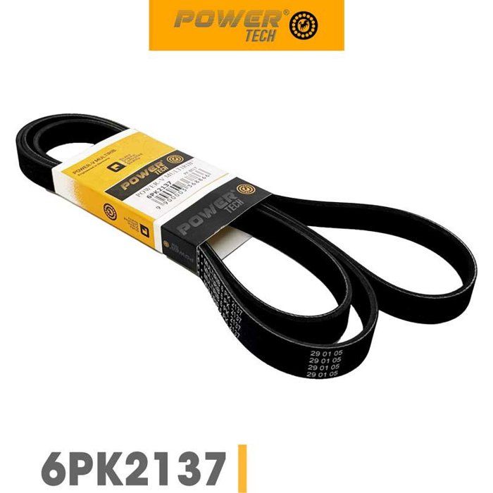 POWERTECH 6PK2137 – COURROIE TRAPEZOIDALE A NERVURES (POLY-V)