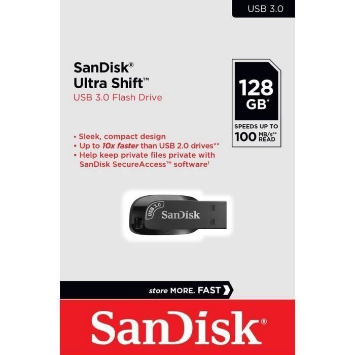 Sandisque ultra shift 128gb usb 3.0