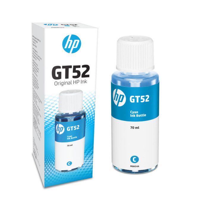 Bouteille d'encre GT52 Cyan d'origine (M0H54AE)