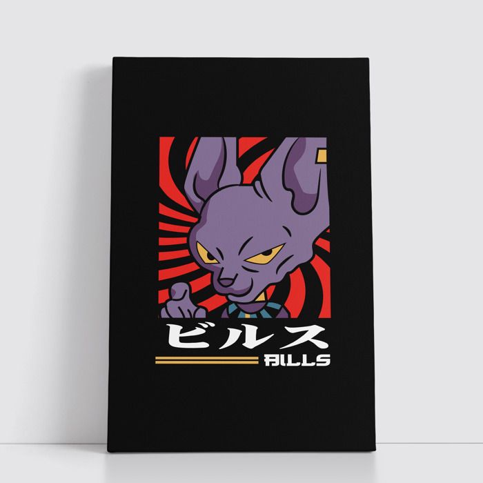 Tableau Manga Japonais sur Toile – Affiche Murale Anime 25x40 cm pour Déco Otaku 1