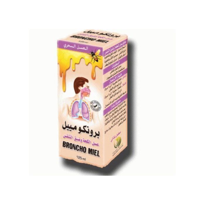 Broncho Miel Toux et essoufflement Pour le traitement de la toux chronique 125 ml