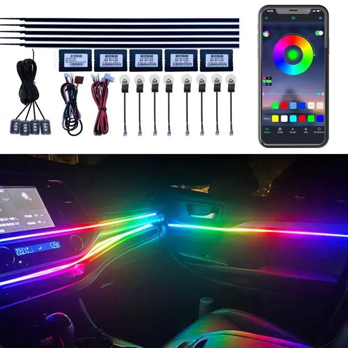Led Voiture, Lumière Ambiante Symphonie Led Atmosphère Lumières