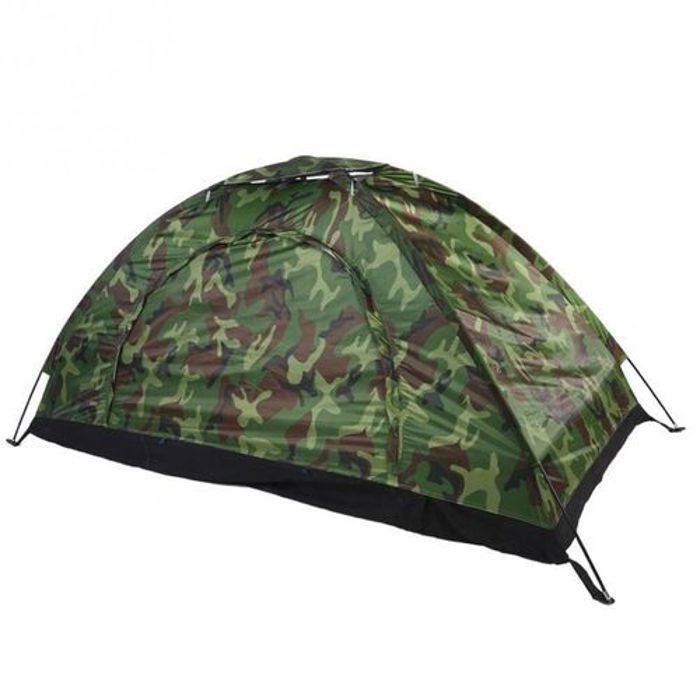 Tente de camping - Militaire - 4 personnes - Résistante - Imperméable - Double toit