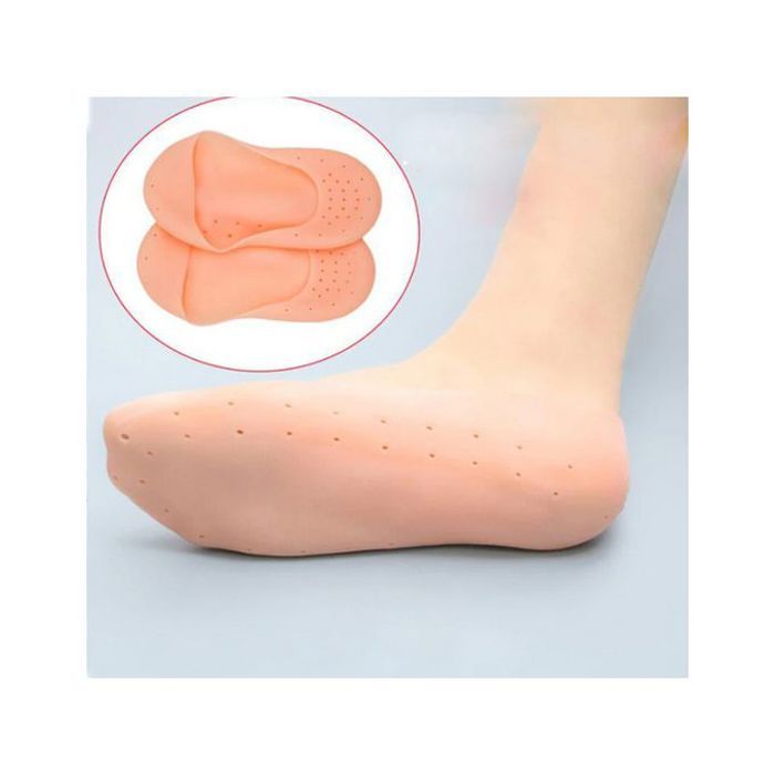 semelles intérieures en Silicone, chaussettes hydratantes, protection des talons, Anti-fissure