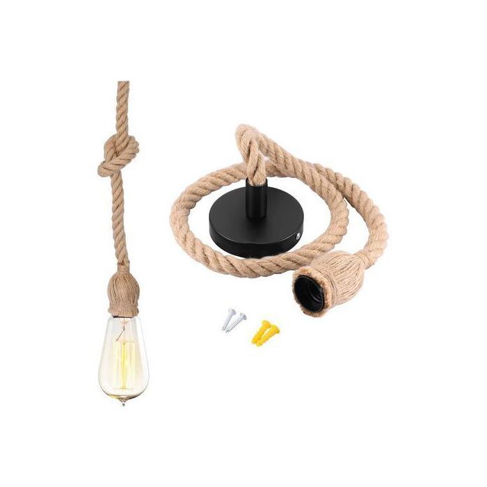 suspension a corde en sisal chanvre
