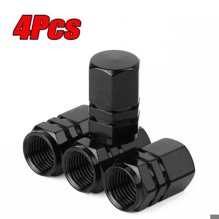 Lot de 4 Noyaux de Valve Universels en Aluminium – Valve de Test d’Eau Métallique pour Voitures, Motos, Camions et Vélos