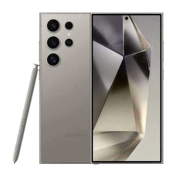 Samsung Galaxy S24 Ultra (S928B) 5G Dual Sim 256GB 12GB RAM (Titanium Grey) Grey