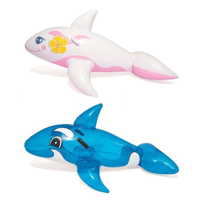 Baleine gonflable et chevauchable avec Poignées, 157 X 94 cm. couleur aléatoire.-Bestway 20,000000