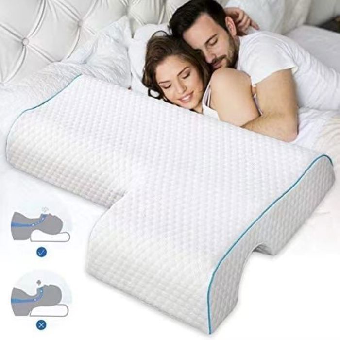 Oreiller orthopédique en mousse à mémoire de forme papillon