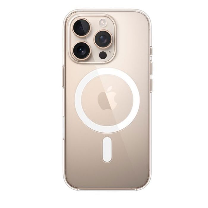 Coque Transparente - MagSafe - iPhone 16 Pro - Protection contre les chutes - Résistante aux rayures - Souple