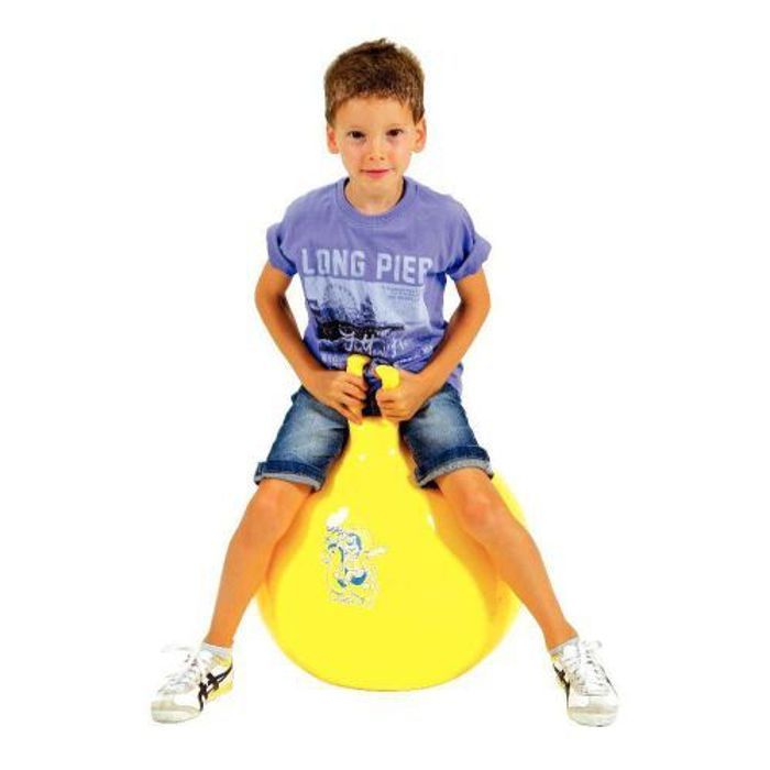 Ballon Sauteur - Non spécifié - 60cm - Jaune - Caoutchouc PVC - Mixte