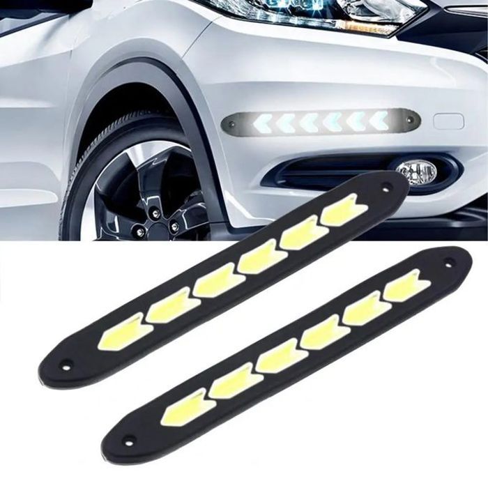 2pcs barre lumineuses led cob étanches pour voiture