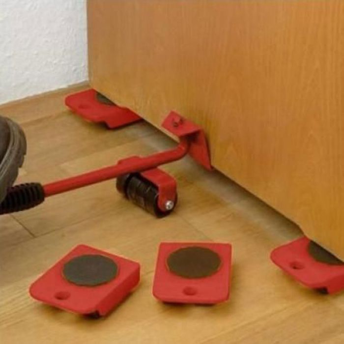 Kit de Déplacement Meuble Lourd - Non spécifié - 360° Pivotant - Poignée Antidérapante - 150 kg Max