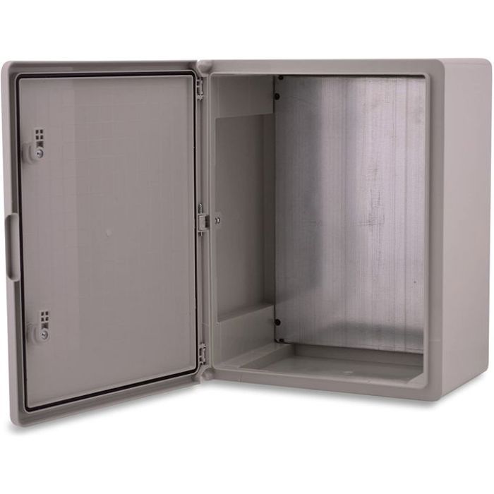 Lepanneau Boîtier en plastique ABS Armoire de contrôle IP65 gris (ABS, 500x400x240mm gris)
