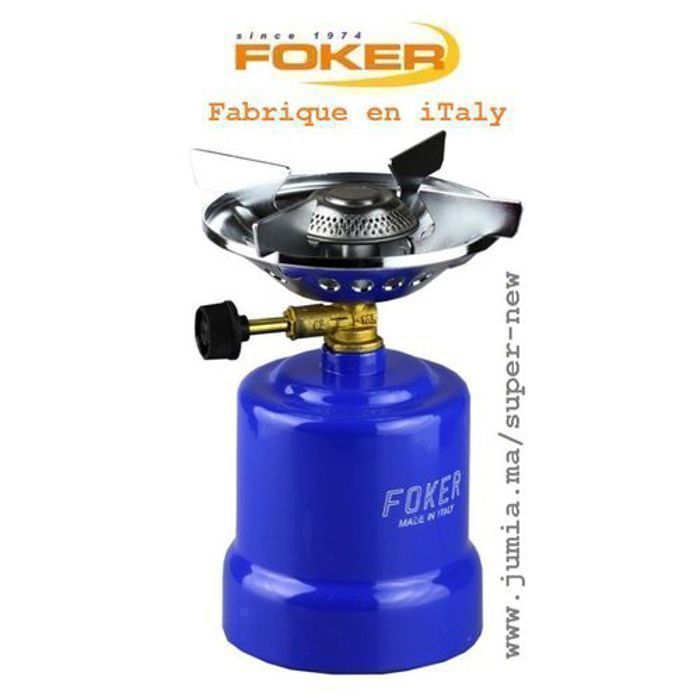 Réchaud de Camping - GENERIC - Foker EC04 - 1 Feu Portable - 2400W - Made in Italy