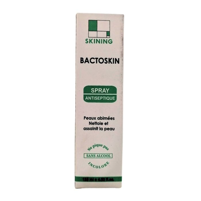 Spray antiseptique - Skining - Bactoskin - 125ml - Hypoallergénique - Antibactérien