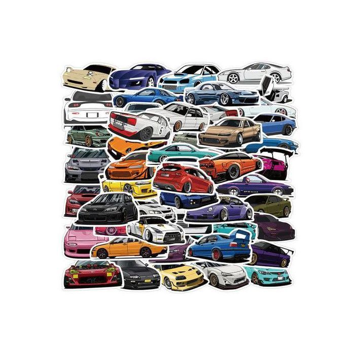 50pcs JDM Car 2 Stickers