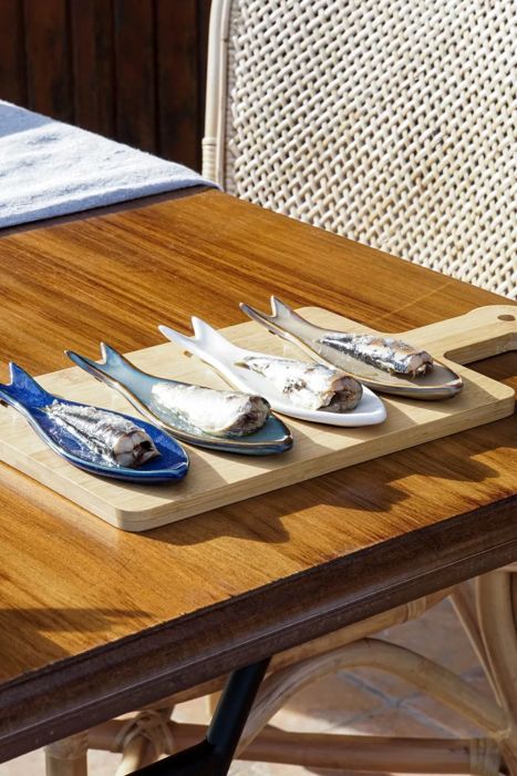 AMUSE-GUEULE set de 5 en bambou et porcelaine 36X18X1,3