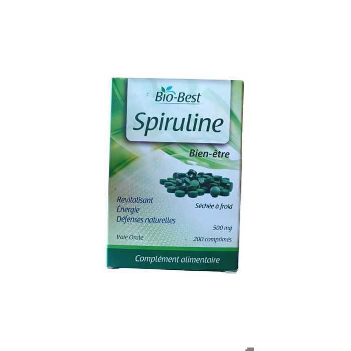 spiruline bio best 200 comprimés 500mg.