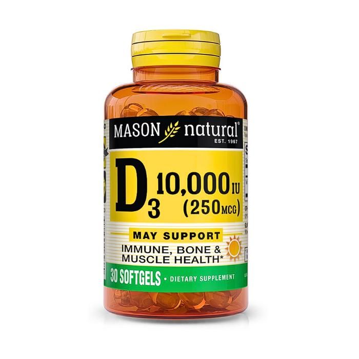 Mason Natural D3 10000 IU 30 softgels