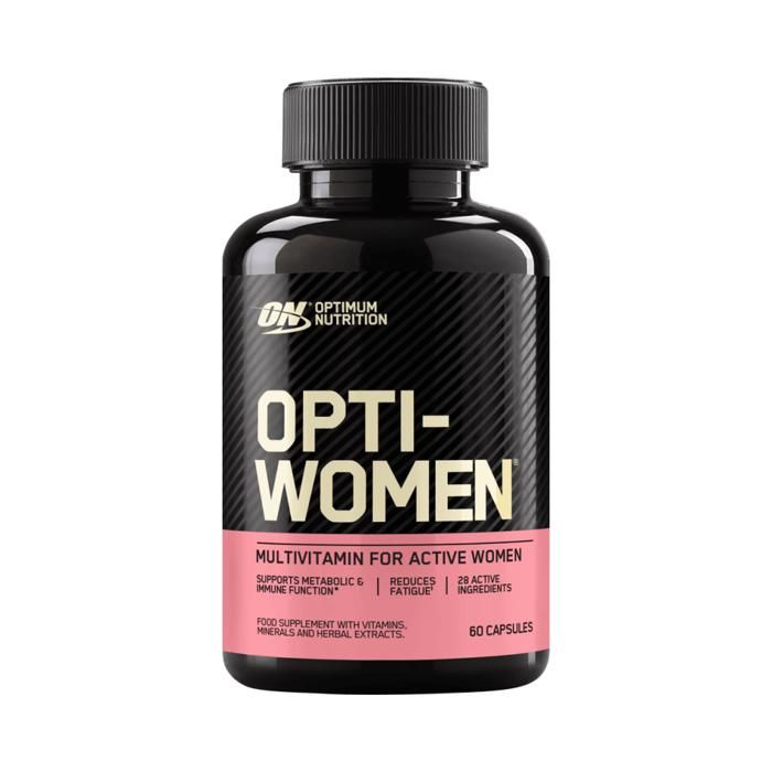 Capsules Opti-Women - Optimum Nutrition - 60 unités - Multivitamines - 23 vitamines - 17 ingrédients spécialisés